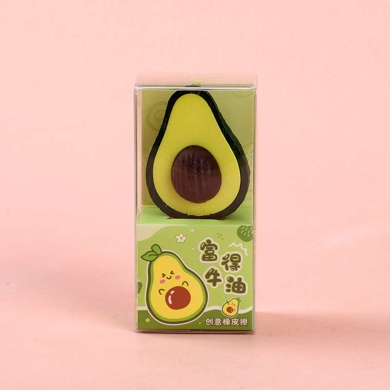 ER-8206 Cartoon Avocado Eraser TPR 3121300068