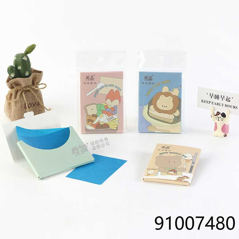 Cartoon Oil Blotting Paper Box Random 4030800033
