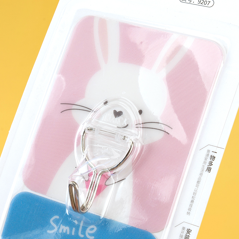 Cartoon Square Adhesive Hooks
