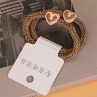 滴油桃心辫子皮筋 4