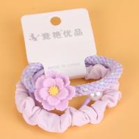珍珠花朵皮筋组合 3