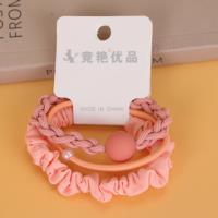 彩圆珠辫子皮筋组合 3