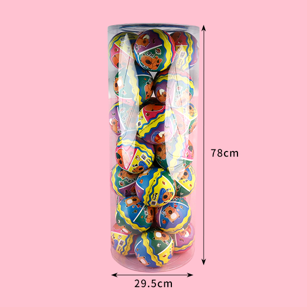 5 Inch PU Capybara Printed Ball