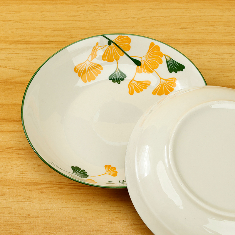 7 Inch Apricot Fruit Plate