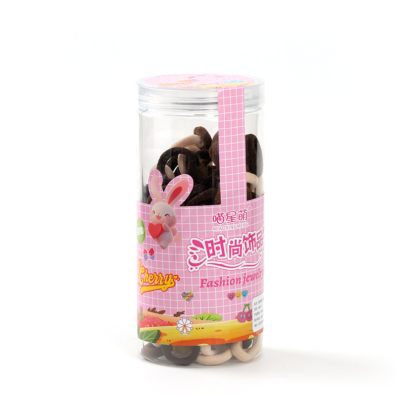 MXM-39 Barrel Brown Children Towel Ring Hair Tie 120 Spandex Polyester 4012400178
