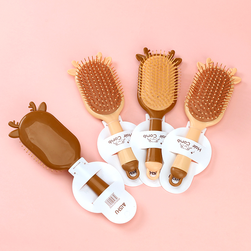 Brown Deer Horn Cushion Comb
