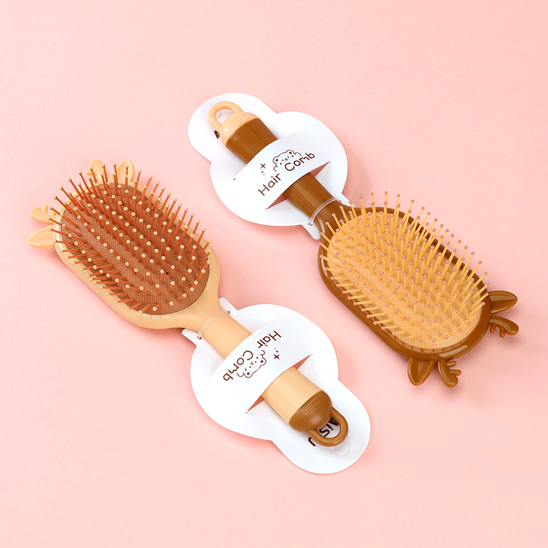 Brown Deer Horn Cushion Comb