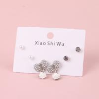 XSW领结山茶花三对耳钉 2