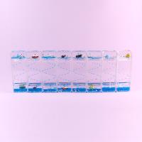 Blue Water Small Boat Acrylic Ornament