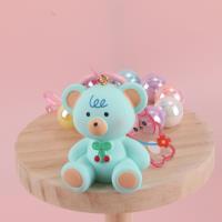 串珠樱桃熊挂件 4