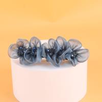 亮纱四朵花扣夹 3