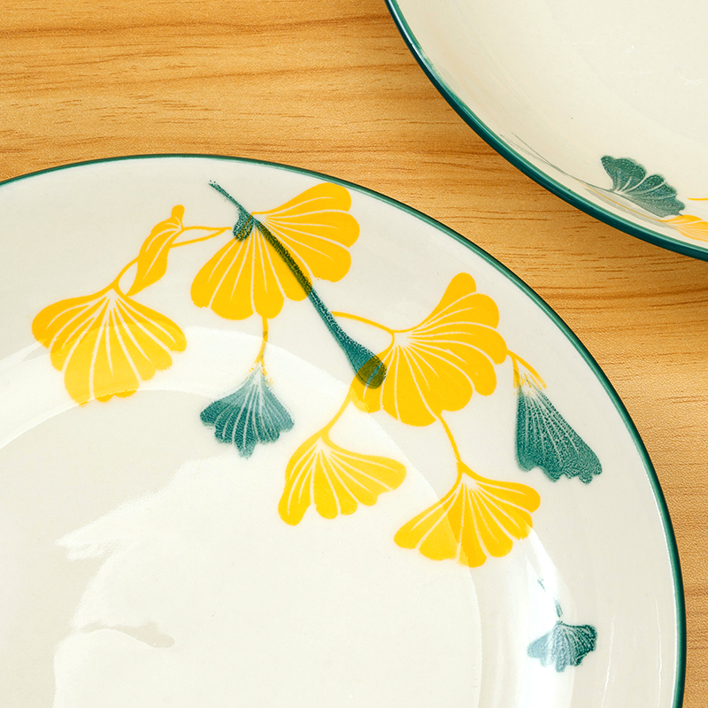 8.3 Inch Printed Apricot Plate