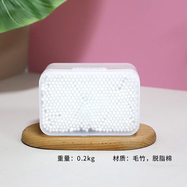 8808 500 Count Bamboo Cotton Swabs Frosted Box