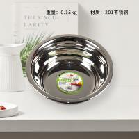 201 Stainless Steel Flanged Bowl 18cm