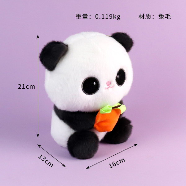 Persimmon Panda Plush Toy