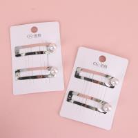 CG金/银电镀珍珠BB夹 2