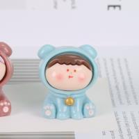 JR透明盒立体熊卡通摆件 3