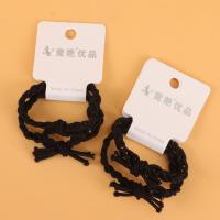 JY黑色辫子打结皮筋 3