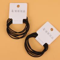 JY黑色三根皮扣皮筋 3