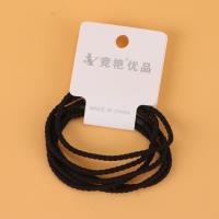 JY黑色螺纹细皮筋 4