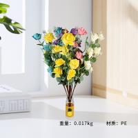 Assorted Rose Plastic Flower
