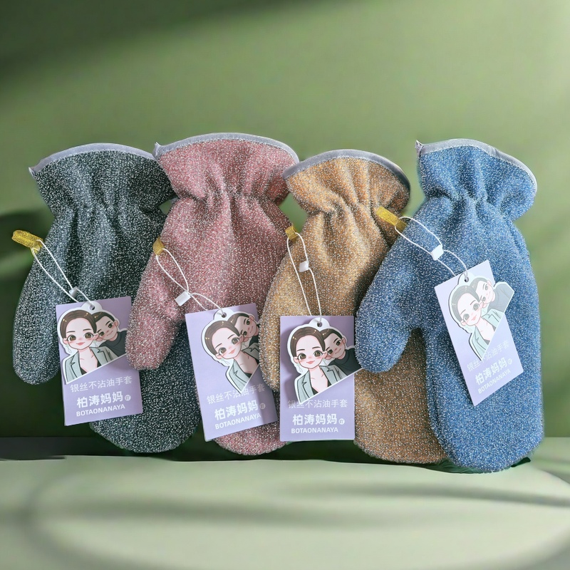 PET Silver Wire Non-Stick Gloves