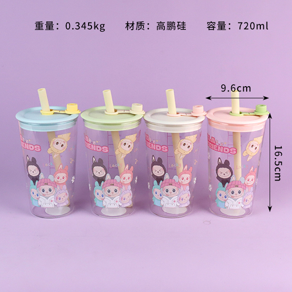 Doll Themed Glass Cup