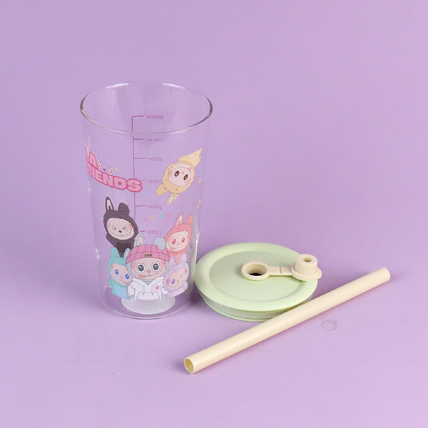 Doll Themed Glass Cup