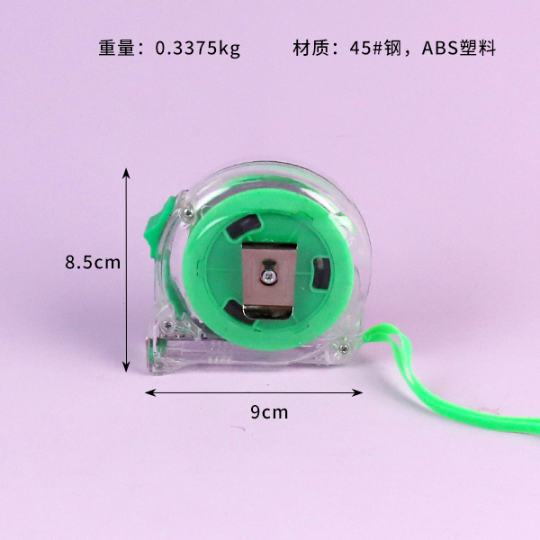 Steel Tape Measure 10M x 25MM 10128 Transparent Green