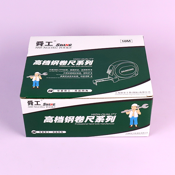 Mini Blue Gray Steel Tape Measure 10Mx25MM ABS Plastic