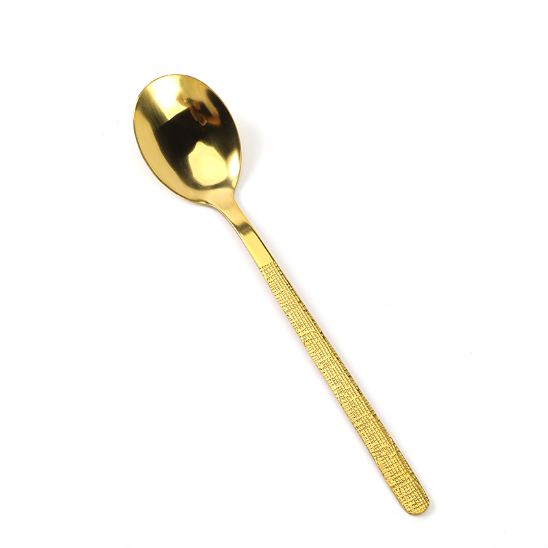 Gold Korean-Style Stainless Steel Spoon No. 2 3141200260