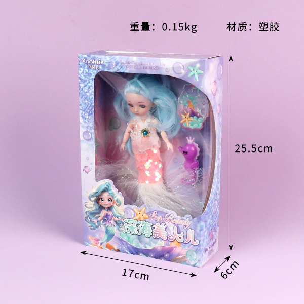 Mermaid Doll Set 6 Inch