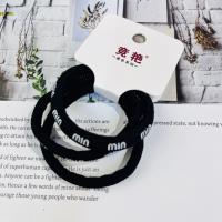 JY30入黑色花朵字母皮筋 3