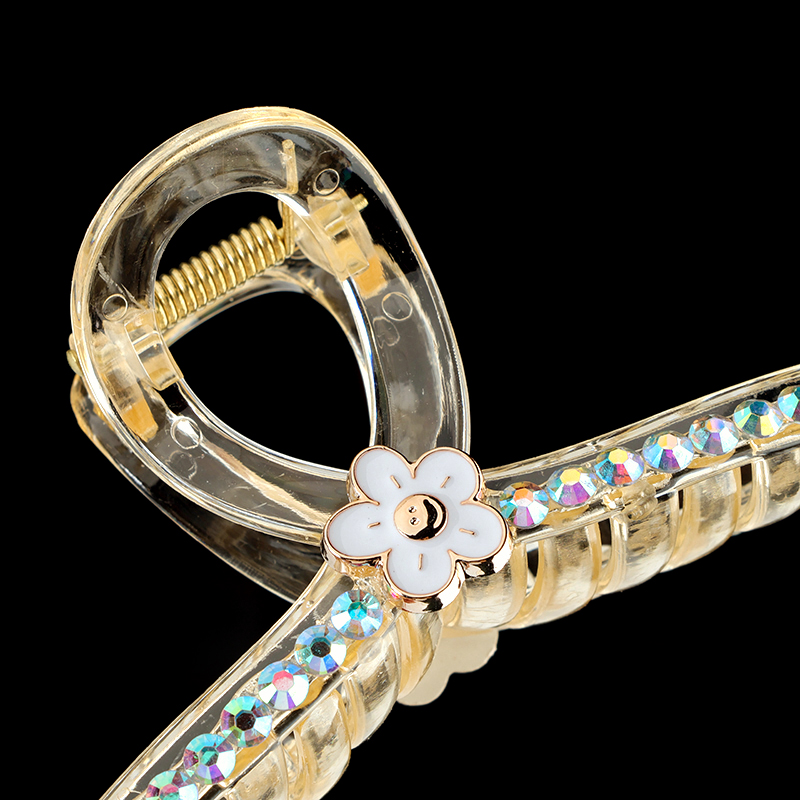 13 cm Double-Sided Rhinestone Hair Claw Clip GPPS