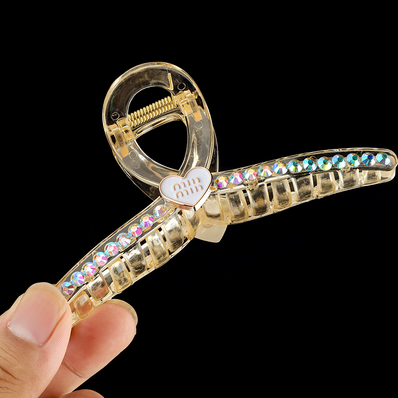 13 cm Double-Sided Rhinestone Hair Claw Clip GPPS