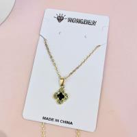 YY金色梅花单项链 2