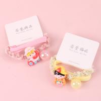 辫子亮纱圆珠卡通组合皮筋 2