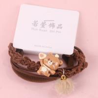 毛球卡通辫子组合皮筋 4