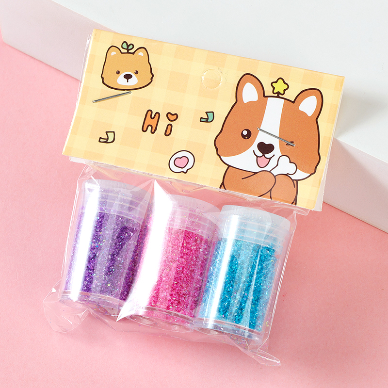 Y-3 Plastic Bottle Nail Glitter 3 Bottles 4031500048