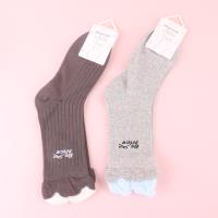 禾屿一体机女花边堆堆袜 2