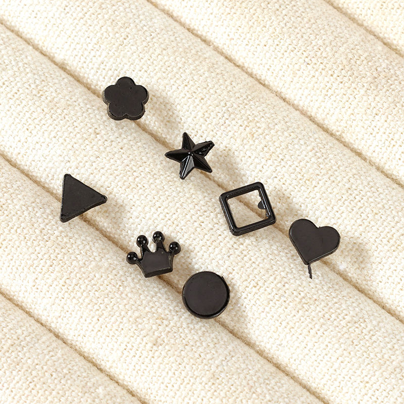 7 Pairs Fashion Ear Studs