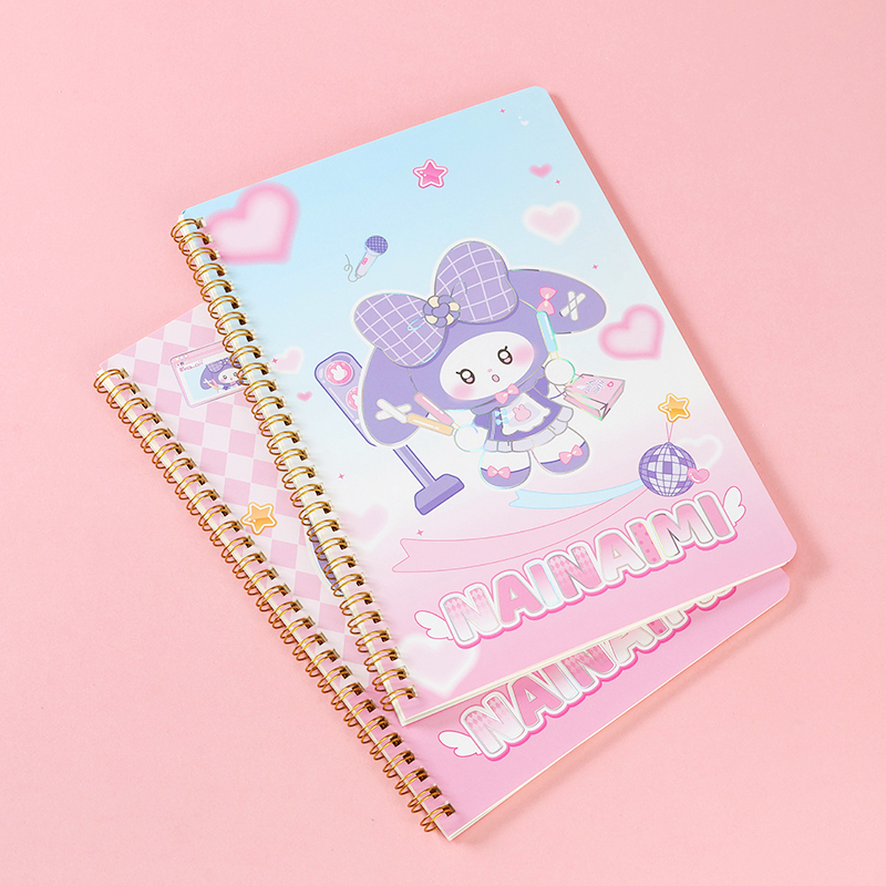 Gold Foil Spiral Notebook