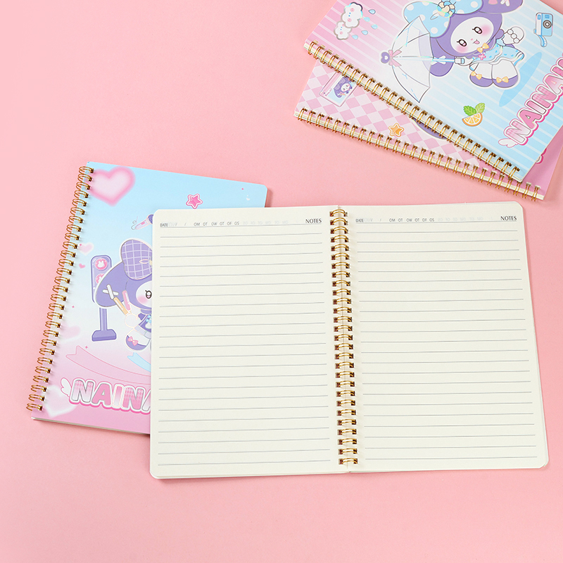 Gold Foil Spiral Notebook