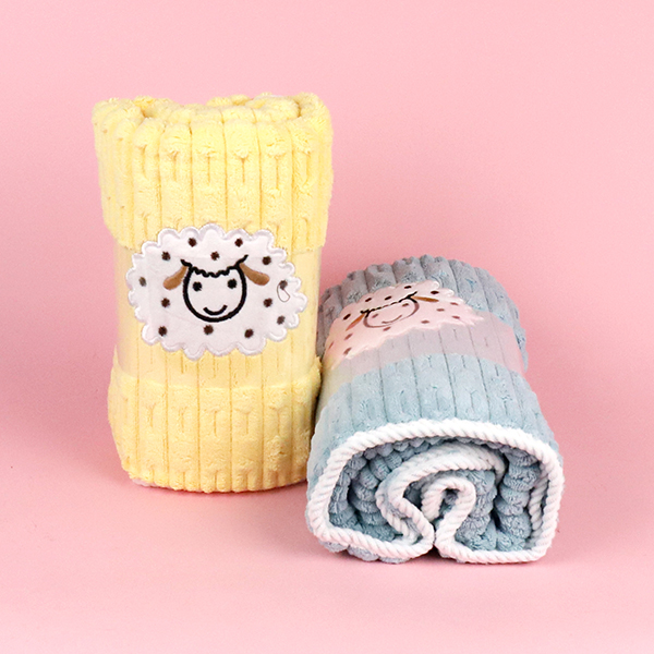 6163 Lamb Coral Fleece Towel 70x140cm