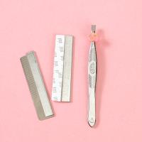 Eyebrow Razor Tweezer Set ABS EVA 4030300097