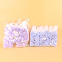 蓝/紫色布艺领结压夹 5