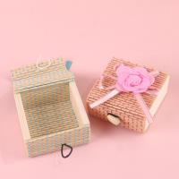 方形玫瑰花竹编礼品盒 2