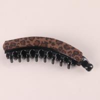 ZE豹纹贴片香蕉夹 2