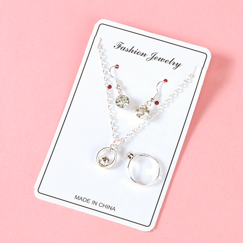 Earring Ring Necklace Set