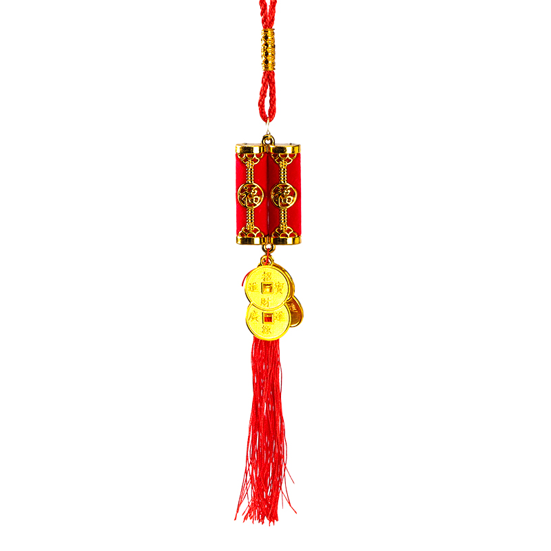 Fu Character Double Firecracker Chinese Knot